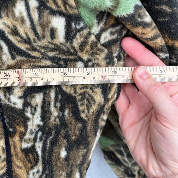 Duxbak Mens Reversible Jacket Size XL Camo Fleece Waterproof Insulated Hunting - Picture 16 of 16